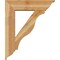 Ekena Millwork Funston Traditional Rough Sawn Bracket w/ Offset Brace, Western Red Cedar, 8"W x 30"D x 36"H BKT0806X30X36FST01RWR - alternate 2